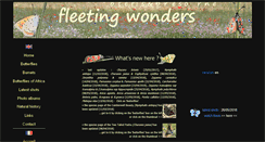 Desktop Screenshot of fleetingwonders.com